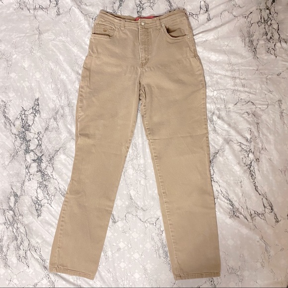 COMFY KHAKI JEANS - Picture 4 of 6